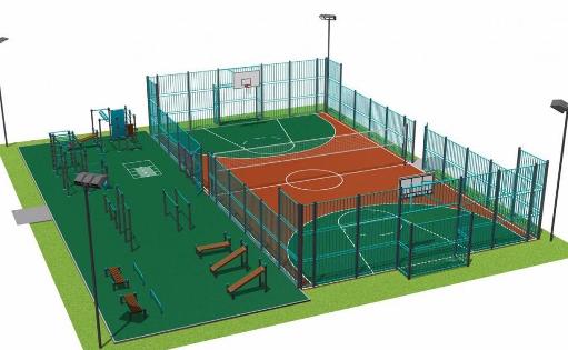 «Спорт для всех» – спортивная площадка во дворе