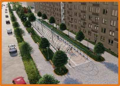 Ағайынды Жұбановтар көшесінің бойындағы орын
